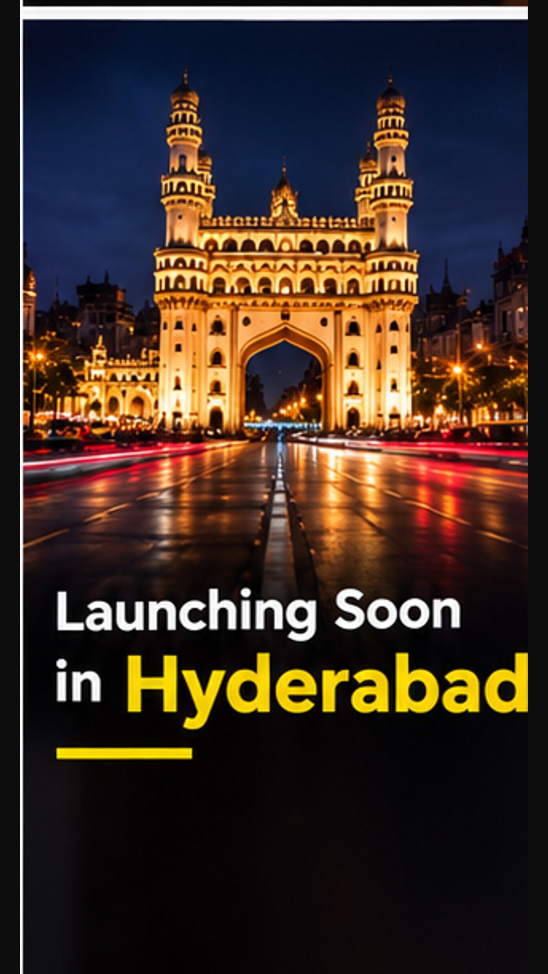 Coming to Hyderabad